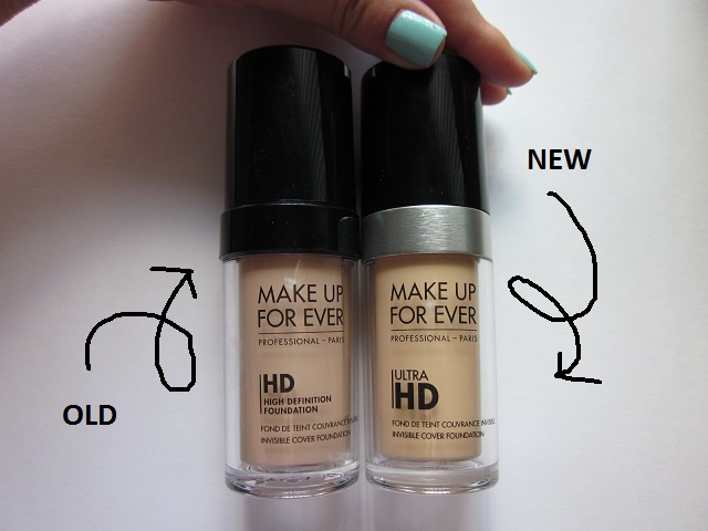 Make Up For Ever HD Foundation vs. NEW Make Up For Ever Ultra HD Invisible  Cover Foundation, Daily Musings